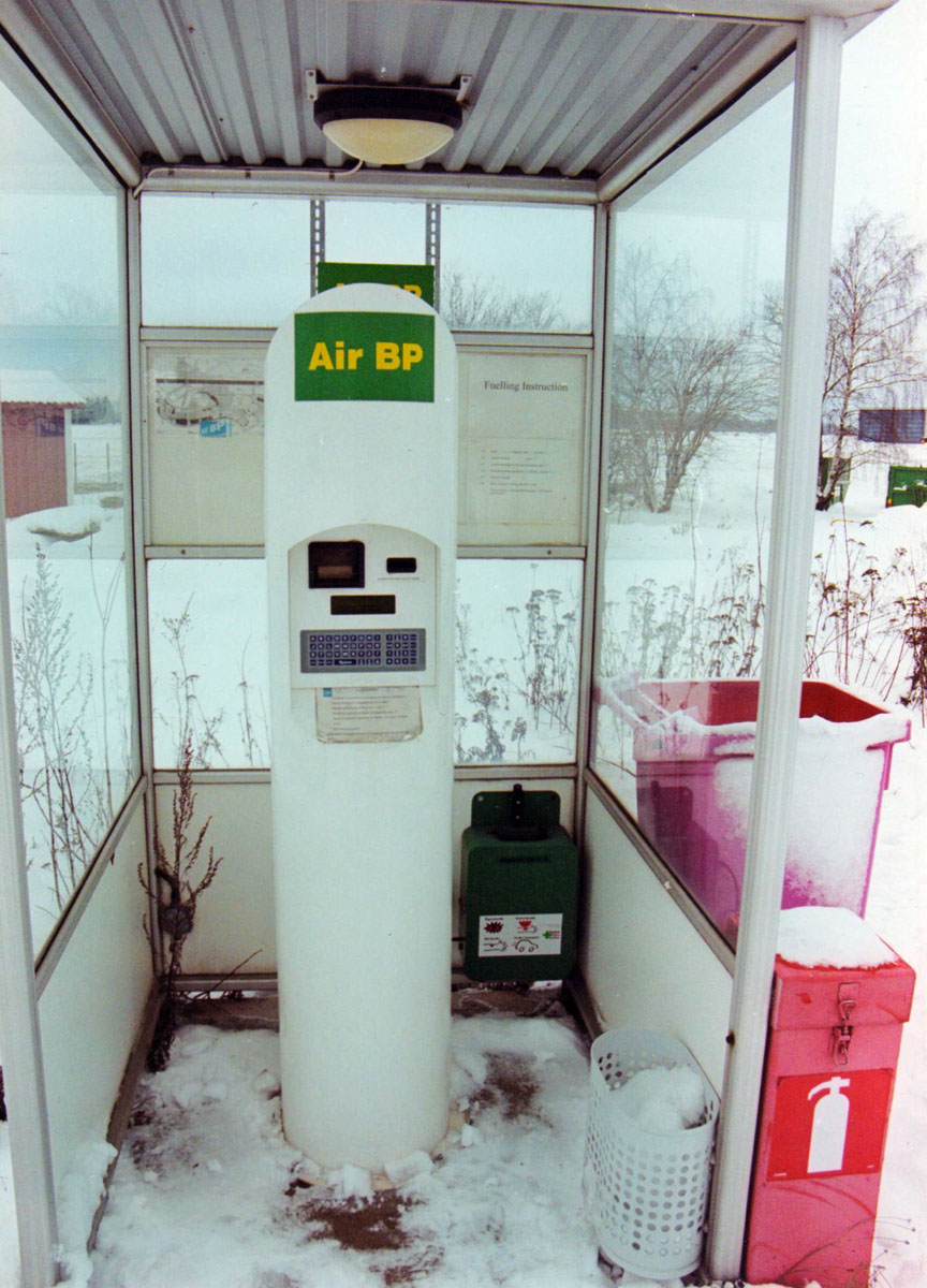 Stacja BP na lotnisku Bromma pod Sztokholmem